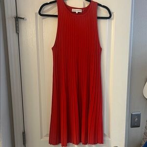English Factory Red Ribbed Knit Tank